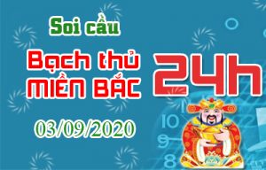 soi cầu bạch thủ miền bắc 24 giờ 03-09-2024